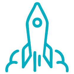 rocket launch icon